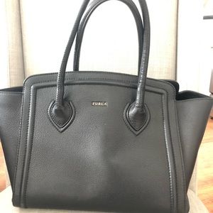 Black Furla Tote
